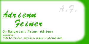 adrienn feiner business card